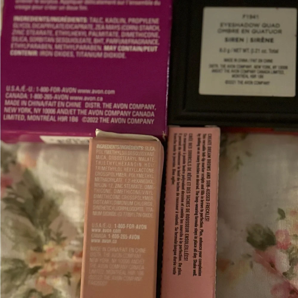 Avon lot of makeup and other beauty items
